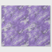 Paarse Digi Camo Cadeaupapier (Vlak)
