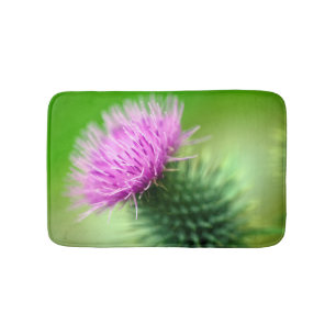 Paarse dikbloem badmat