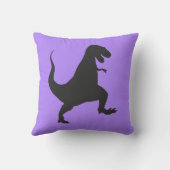 Paarse Dinosaurus Kussen (Achterkant)