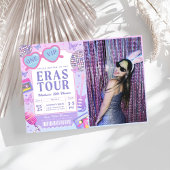 Paarse discotheek in mijn verjaardagstijd foto kaart