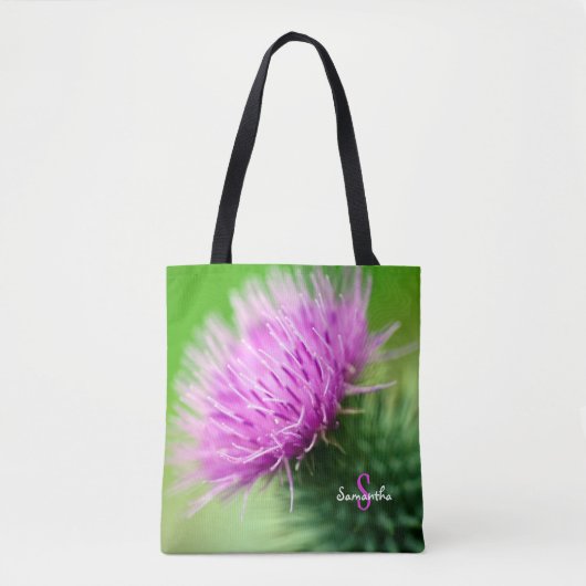 Paarse Distel Tas (Voorkant)