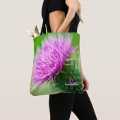 Paarse Distel Tas (Dichtbij)