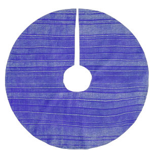  Paarse distress stripes patroon Kerstboom Rok