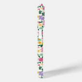 Paarse Ditsy Bloemen Monogram Case-Mate iPhone Case (Achterkant / Rechts)