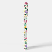 Paarse Ditsy Bloemen Monogram Case-Mate iPhone Case (Achterkant / Rechts)