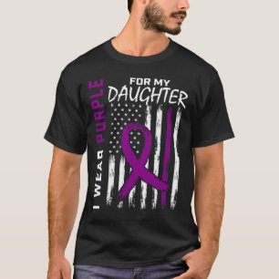 Paarse Dochter Pancreaskanker Bewustzijn USA FL T-shirt