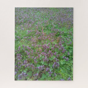 Paarse dode netel Puzzle Legpuzzel