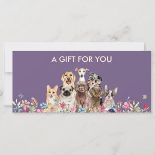 Paarse Dog grooming boutique huisdier sitter cadea