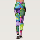 Paarse Doodle Leggings (Achterkant)