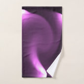 Paarse draaiende lichten bad handdoek (Handdoek)