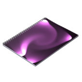 Paarse draaiende lichten notitieboek (Linkerzijde)