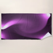 Paarse draaiende lichten strandlaken (Voorkant)