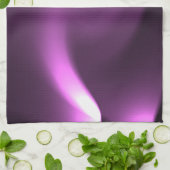 Paarse draaiende lichten theedoek (Gevouwen)