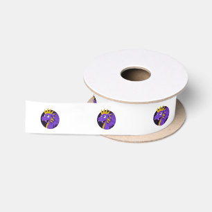 Paarse draak cartoon lint