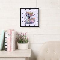 Paarse draak met elegante kroon