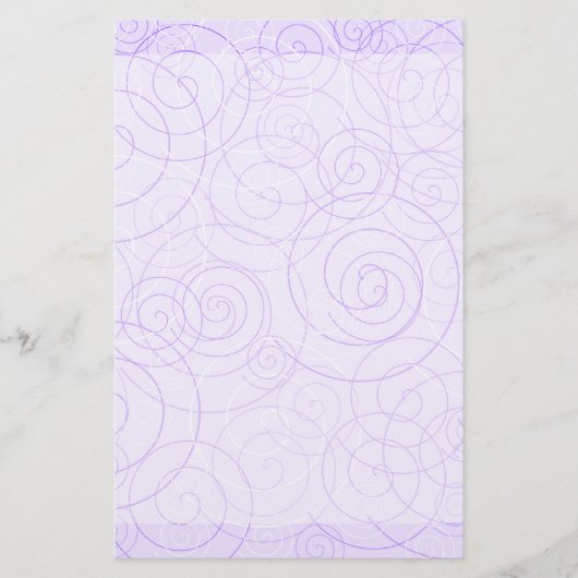 Paarse draden voor het schrijven van papier (Voorkant)