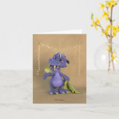 Paarse dragon kaart (Gele Bloem)