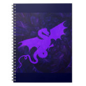 Paarse dragon notitieboek (Voorkant)