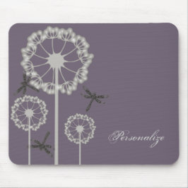 Paarse Dragonflies Mousepad Muismat