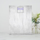 Paarse dragonfly - Aangepaste papiervellen (Staand voorkant)