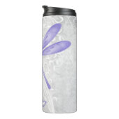 Paarse Dragonfly - Gepersonaliseerde thermische tr Thermosbeker (Geroteerd rechts)