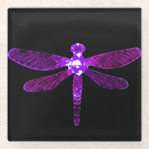 Paarse dragonfly Onderzetter