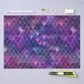 Paarse drakenschalen tissuepapier (Craft)