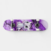 Paarse drakenskateboard skateboard (Horizontaal)