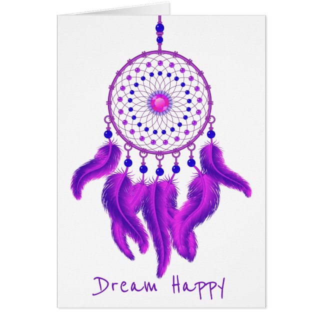 Paarse Dream Catcher (Voorkant)