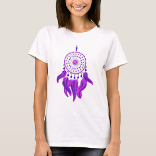 Paarse Dream Catcher T-shirt