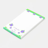 Paarse drijvende noot post-it® notes (Schuin)