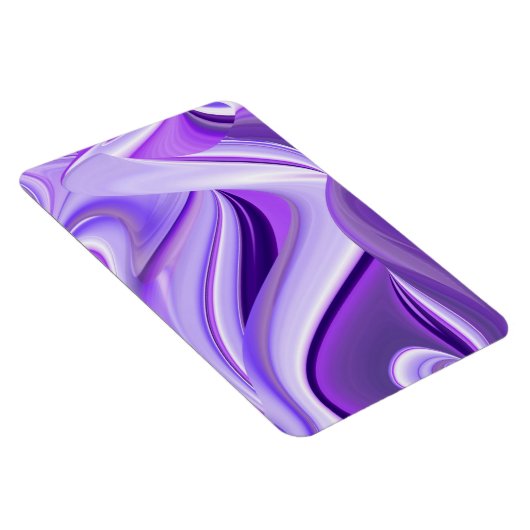 Paarse dromen, Abstracte 3D regenboogkunst Magneet (Rechterzijde)