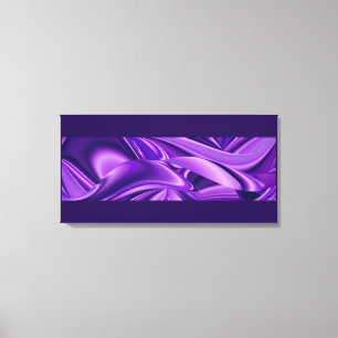 Paarse Dromen, Abstracte Fantasie Regenboog Kunst Canvas Afdruk