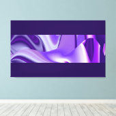 Paarse dromen, Abstracte Fantasy Rainbow Art Canvas Afdruk (Insitu (Houten vloer))