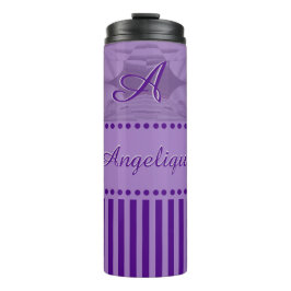 Paarse dromen Combo Design met Monogram Thermosbeker