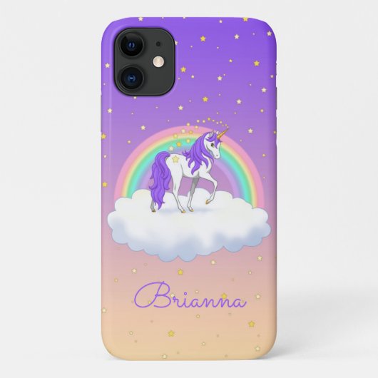  Paarse dromen regenboogvlies Case-Mate iPhone Case (Achterkant)