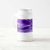 Paarse droom, Abstracte Fantastische regenboog-kun Bierpul (Voorkant links)