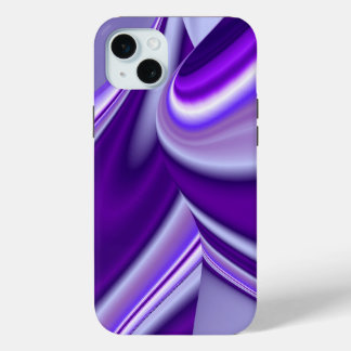 Paarse droom, Abstracte Fantastische regenboog-kun iPhone 15 Mini Hoesje