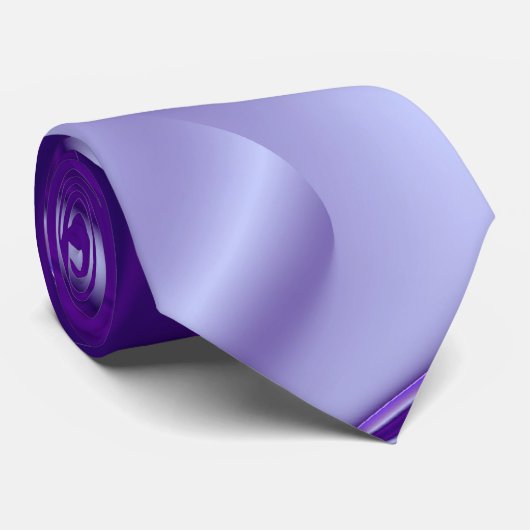 Paarse droom, Abstracte Fantastische regenboog-kun Stropdas (Opgerold)