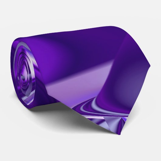 Paarse droom, Abstracte Fantastische regenboog-kun Stropdas (Opgerold)