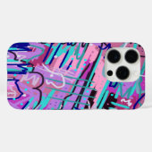 Paarse Droom Expressieve Print Case-Mate iPhone Case (Achterkant (horizontaal))