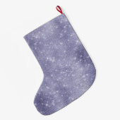 Paarse droom sprankeling grote kerstsok (Achterkant (Hangend))