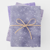 Paarse droom sprankeling inpakpapier vel (In situ)