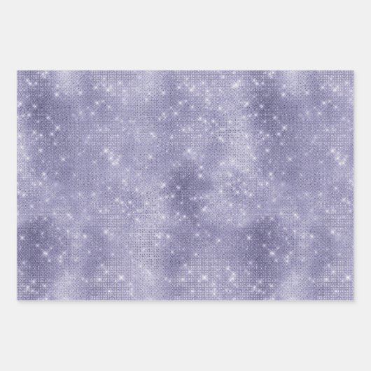 Paarse droom sprankeling inpakpapier vel (Voorkant)