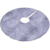 Paarse droom sprankeling kerstboom rok (Gekanteld)