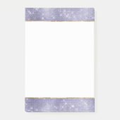 Paarse droom sprankeling post-it® notes (Voorkant)