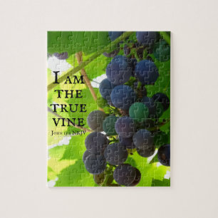Paarse druiven Fotoevangelie van Johannes Bijbelve Legpuzzel