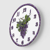 Paarse druiven grote klok (Hoek)