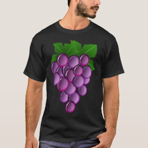Paarse druiven Halloween kostuum wijngaard fruit T-shirt