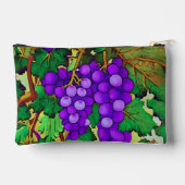 Paarse druiven op de Grapevine Etui (Achterkant)